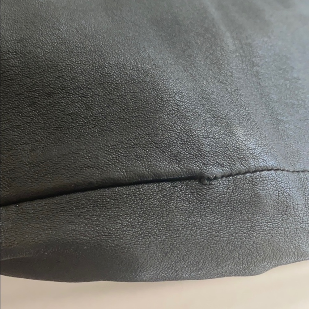 LTH JKT Aya Leather Bike Short in Black s - Picture 7 of 9